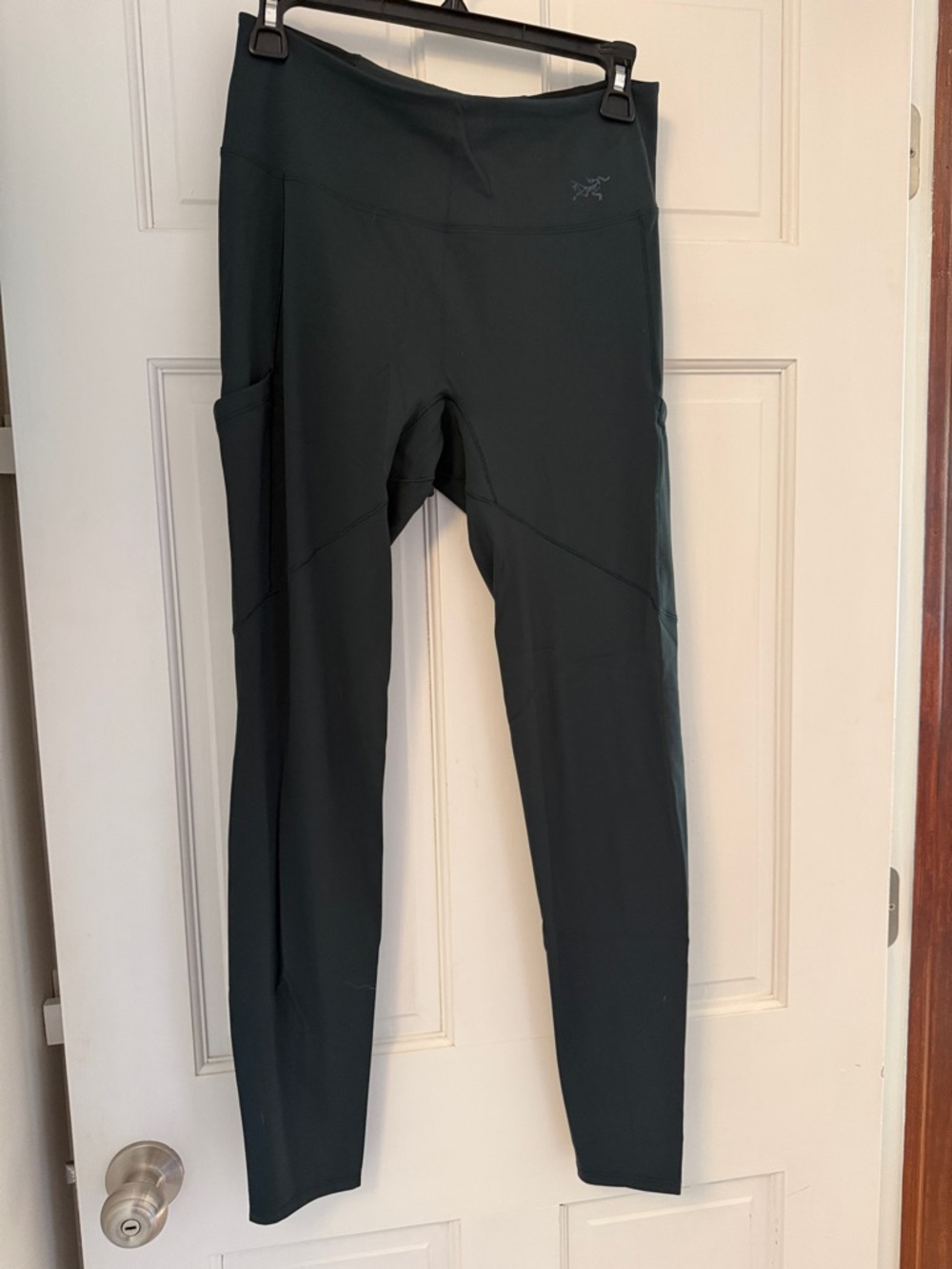 Arc'teryx Dark green High-Waist Leggings with Side Pocket